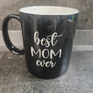 "Best Mom Ever"‎ Black Coffee Cup/Mug